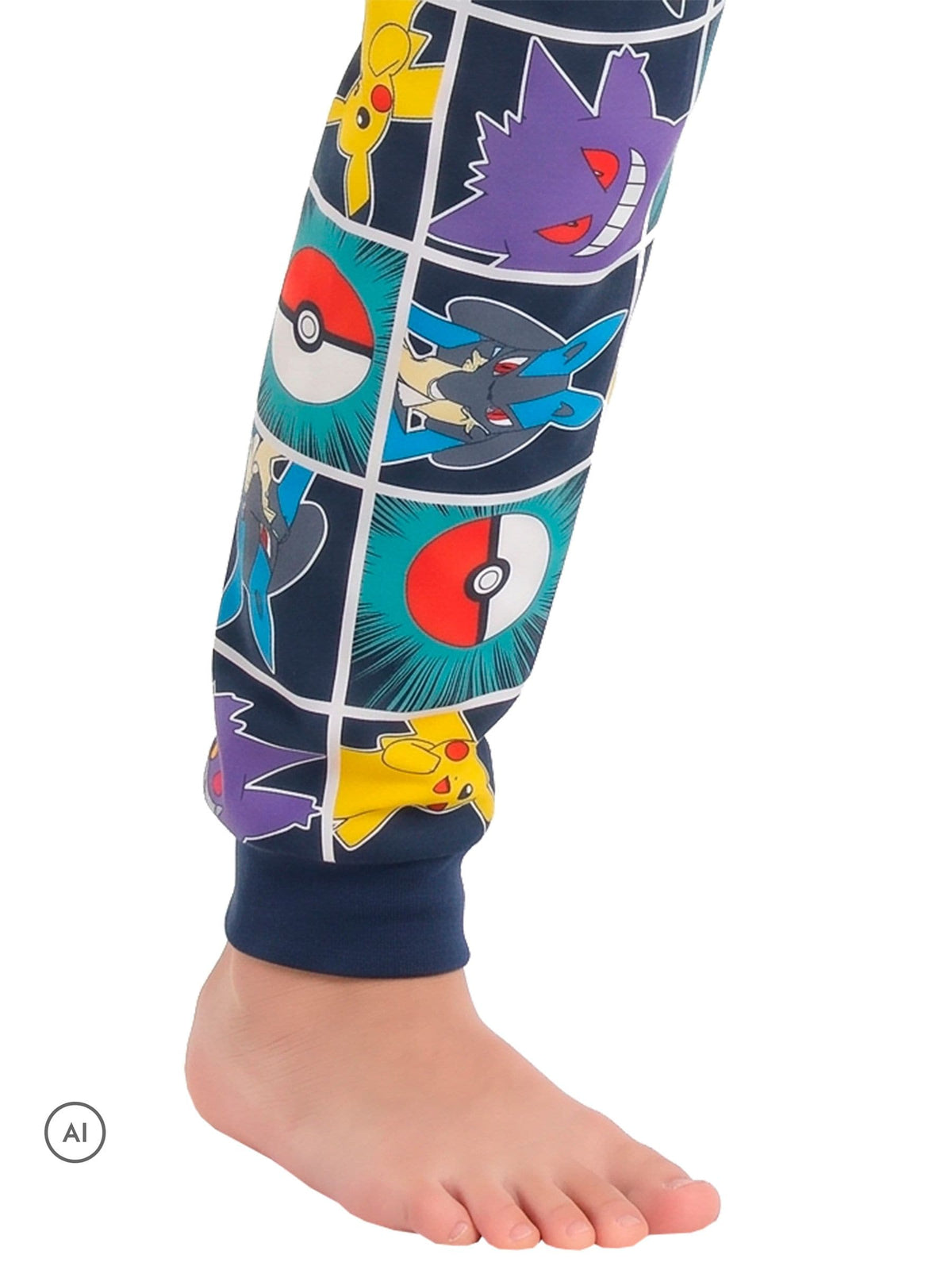 Character Blue Pokemon Long Sleeve Pikachu Pyjamas - image 7