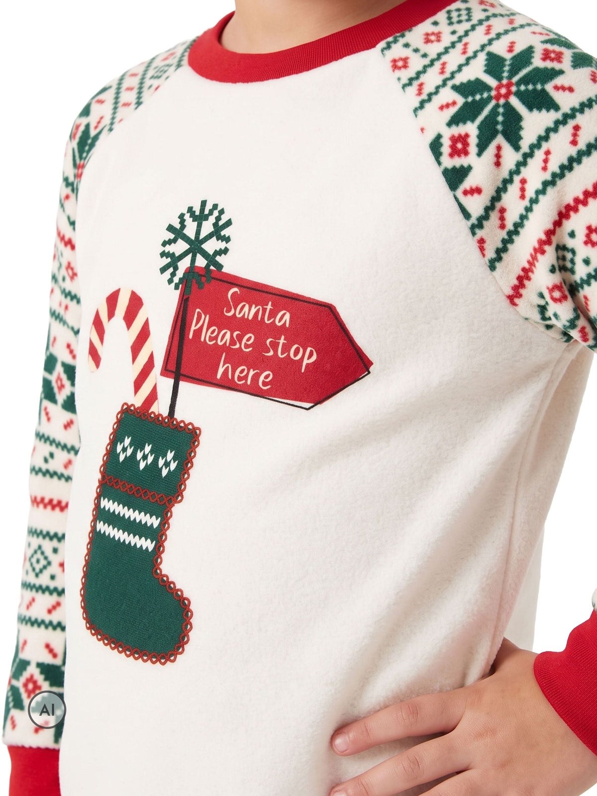 Harry Bear Cream Christmas Stocking Pyjamas - image 3