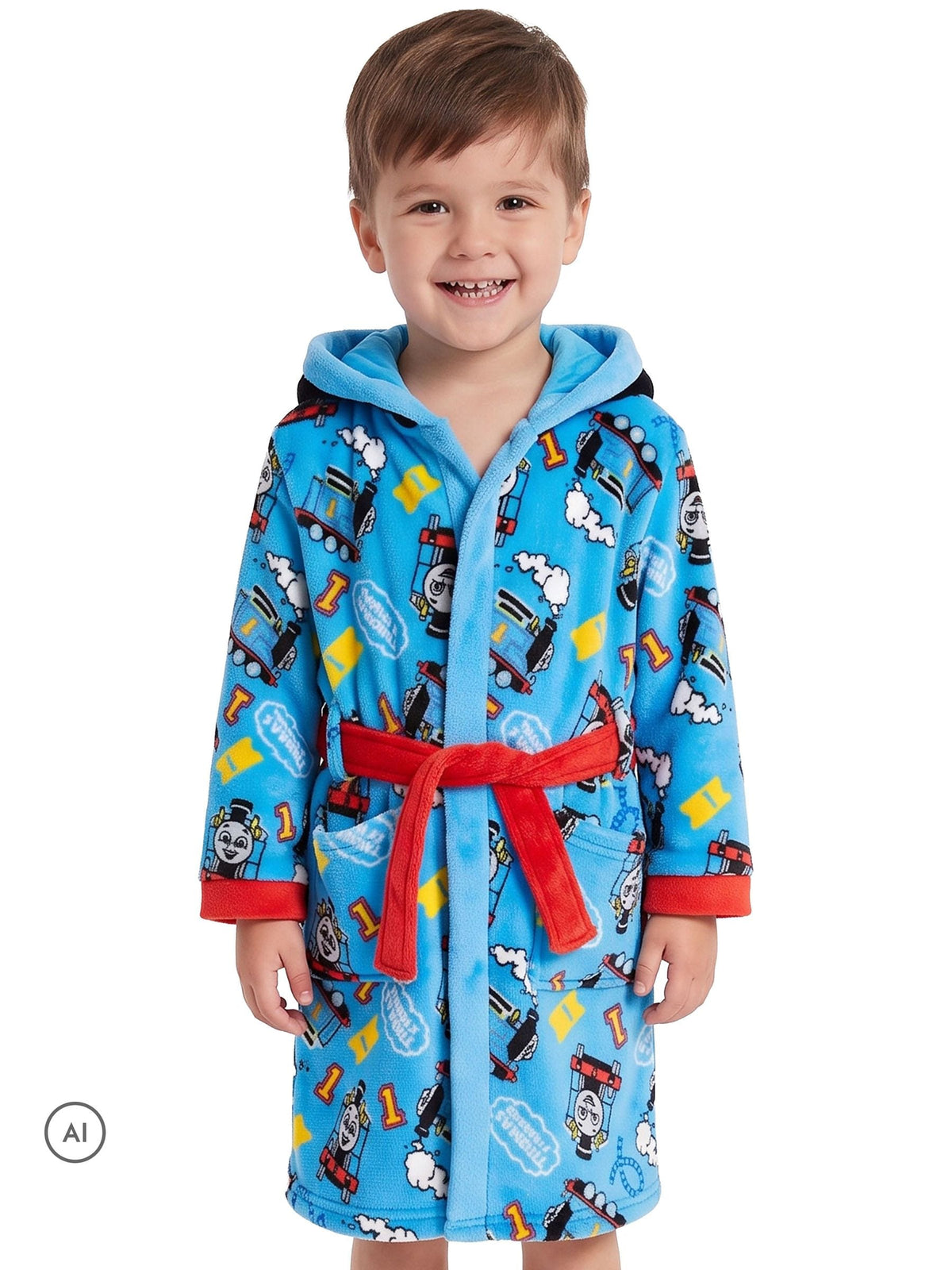 Character Blue Thomas & Friends 3D Chimney Dressing Gown - image 4