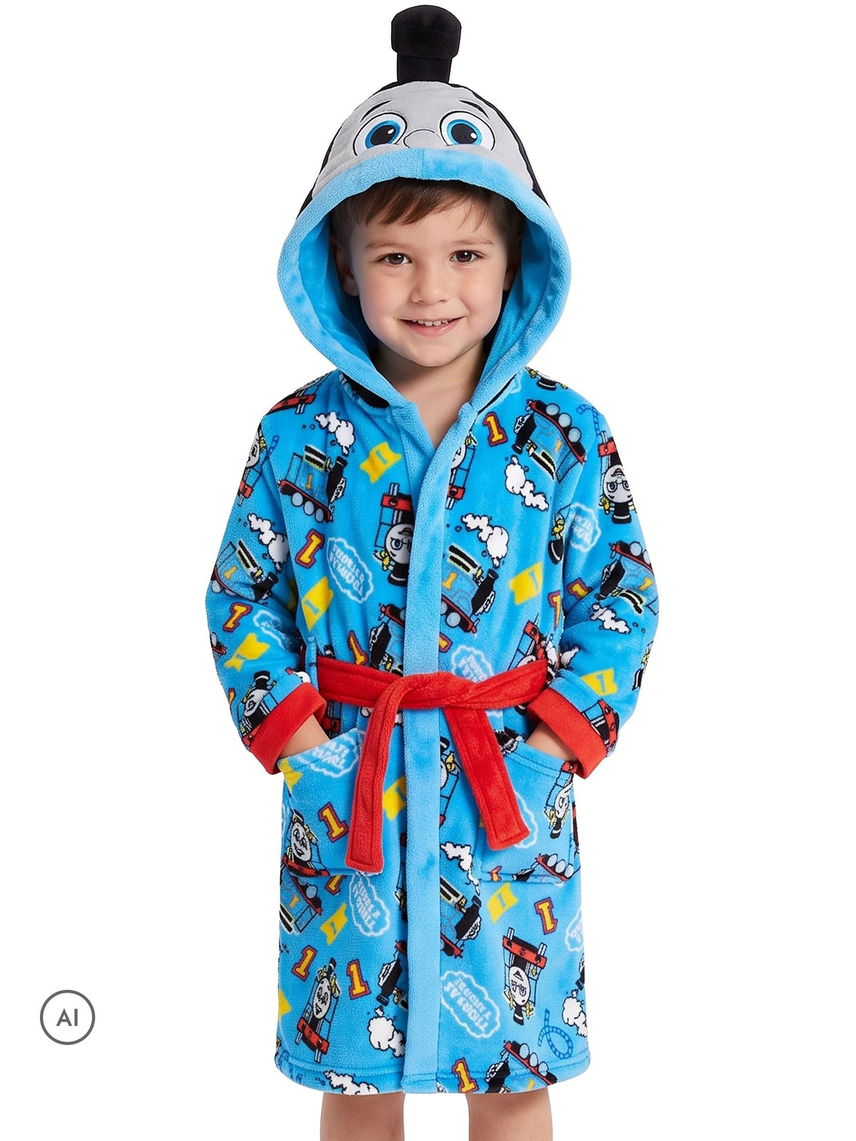 Character Blue Thomas & Friends 3D Chimney Dressing Gown - image 5