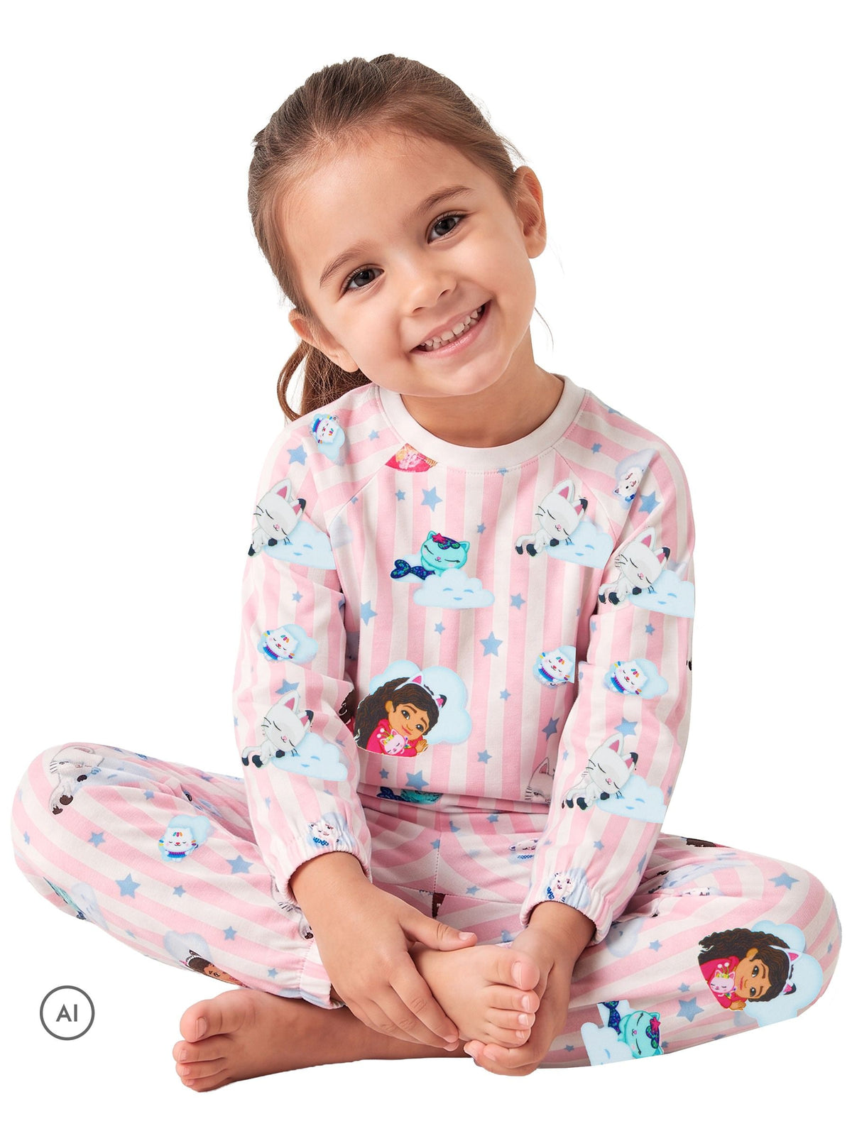 Character Pink Gabbys Dollhouse Long Sleeve Pyjamas - image 3