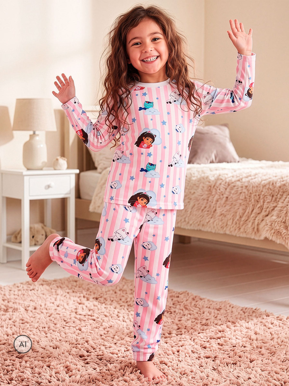 Character Pink Gabbys Dollhouse Long Sleeve Pyjamas - image 6