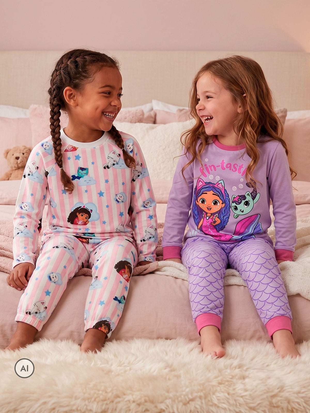 Character Pink Gabbys Dollhouse Long Sleeve Pyjamas - image 7