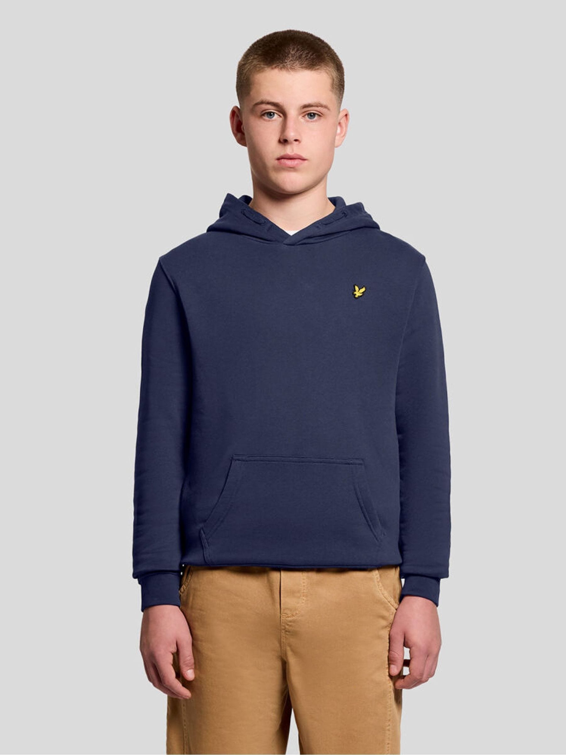 Dsiney Kidz - Lyle & Scott Navy Blue Jersey Boys Hoodie image 1