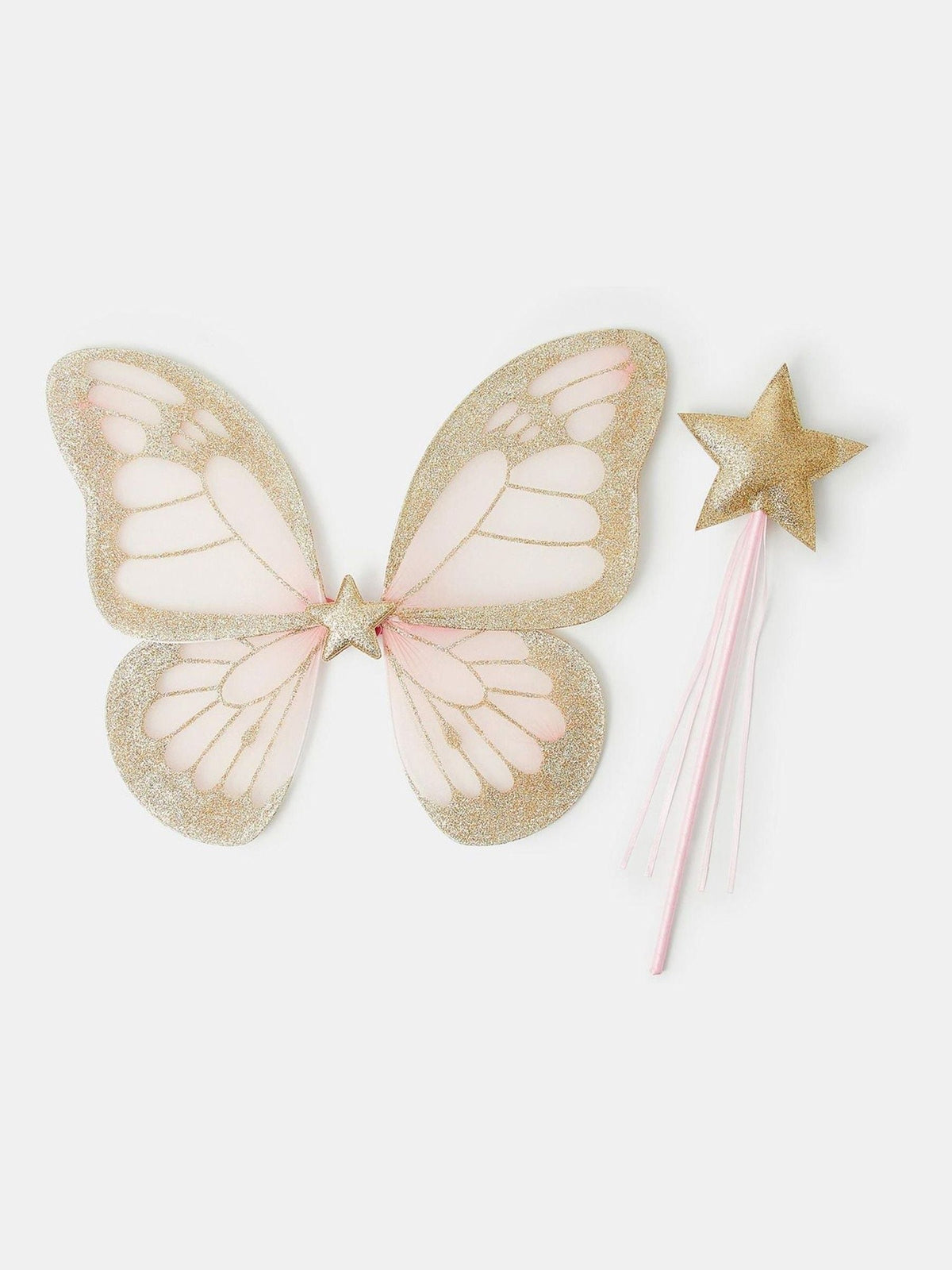Angels By Accessorize Pink Butterfly Wings Dress Up Set - image 1