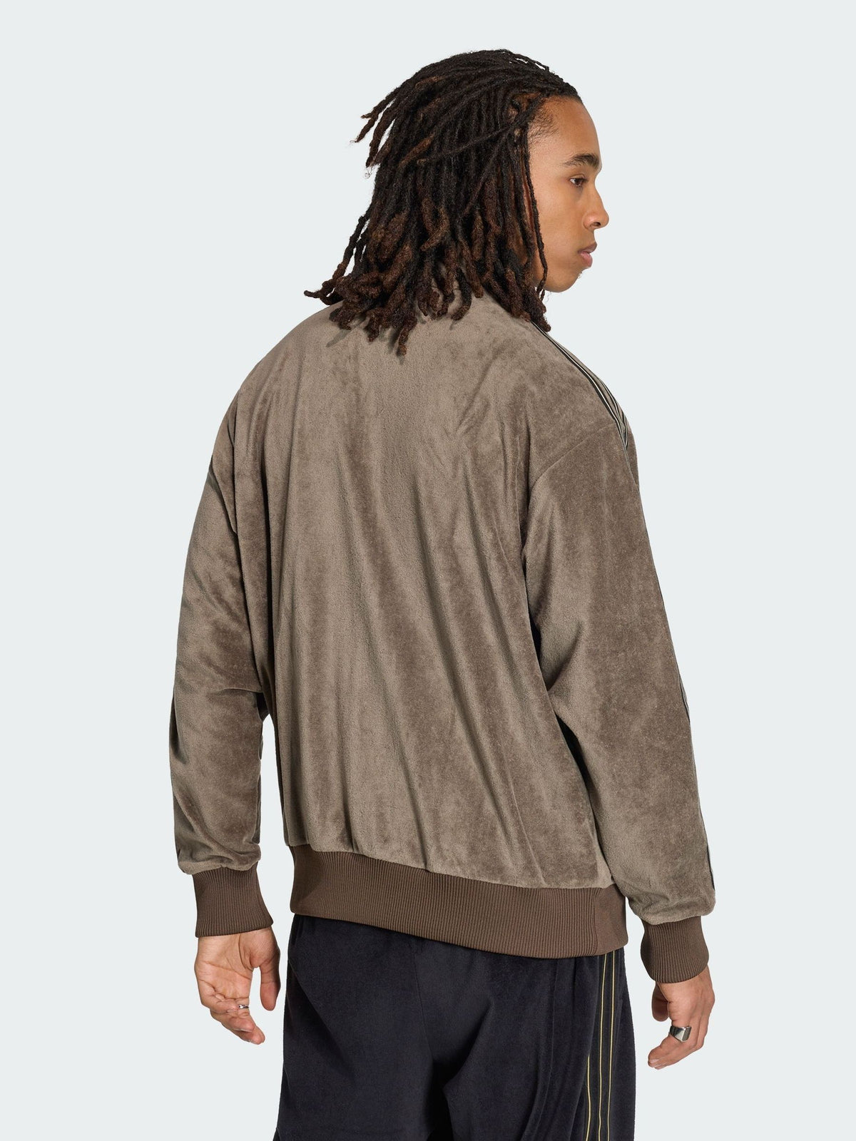 adidas Originals Brown Firebird Velour Track Jacket - image 2