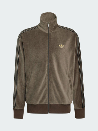 adidas Originals Brown Firebird Velour Track Jacket - image 5