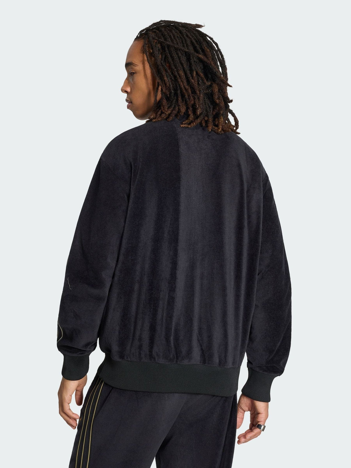 adidas Originals Black Firebird Velour Track Jacket - image 2