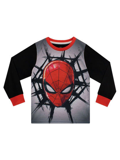 Dsiney Kidz - Character Grey Spiderman 100% Cotton Pyjamas 2 Pack image 2