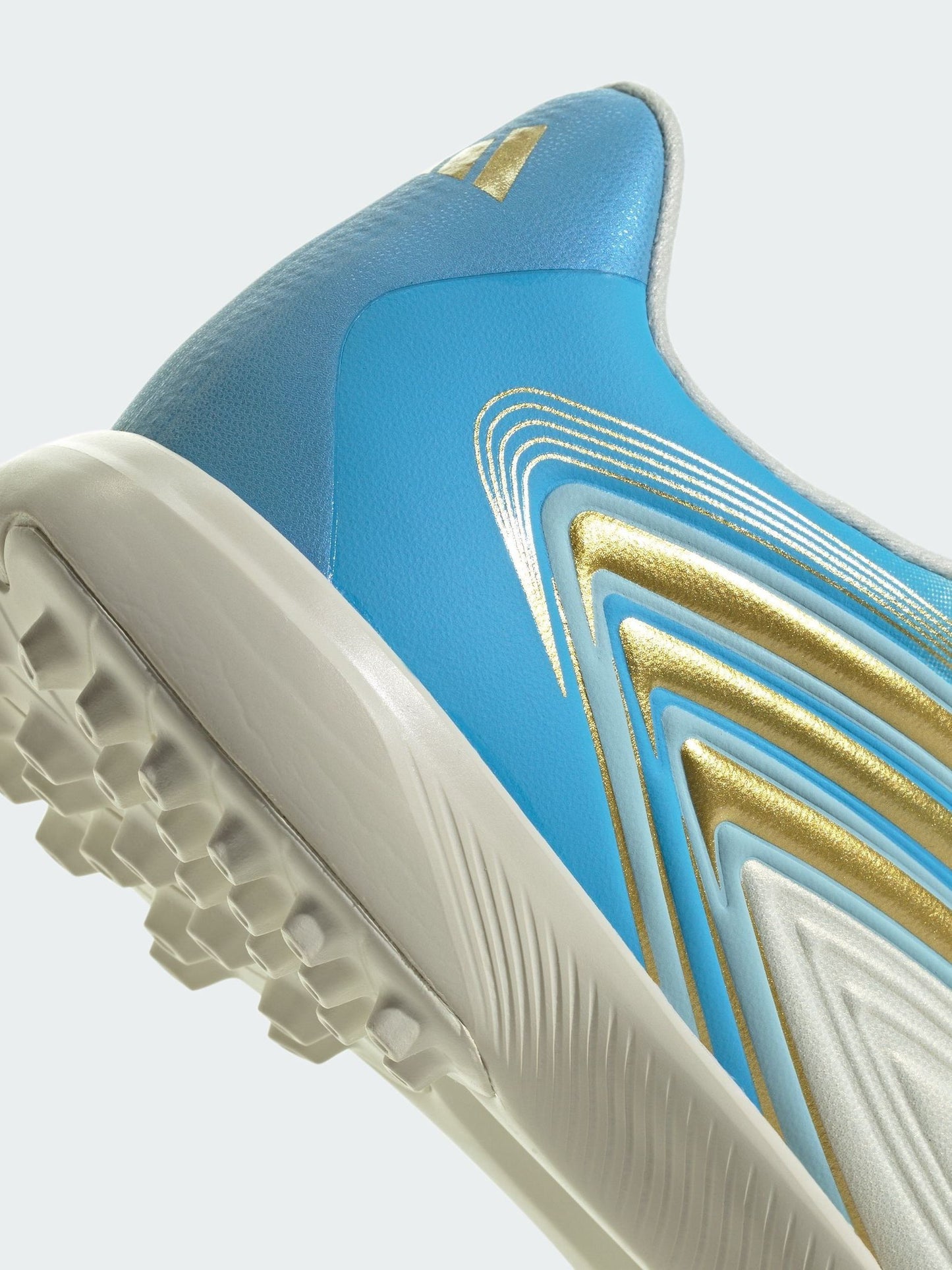 adidas Cream F50 Messi League Laceless Turf Football Boots image 3