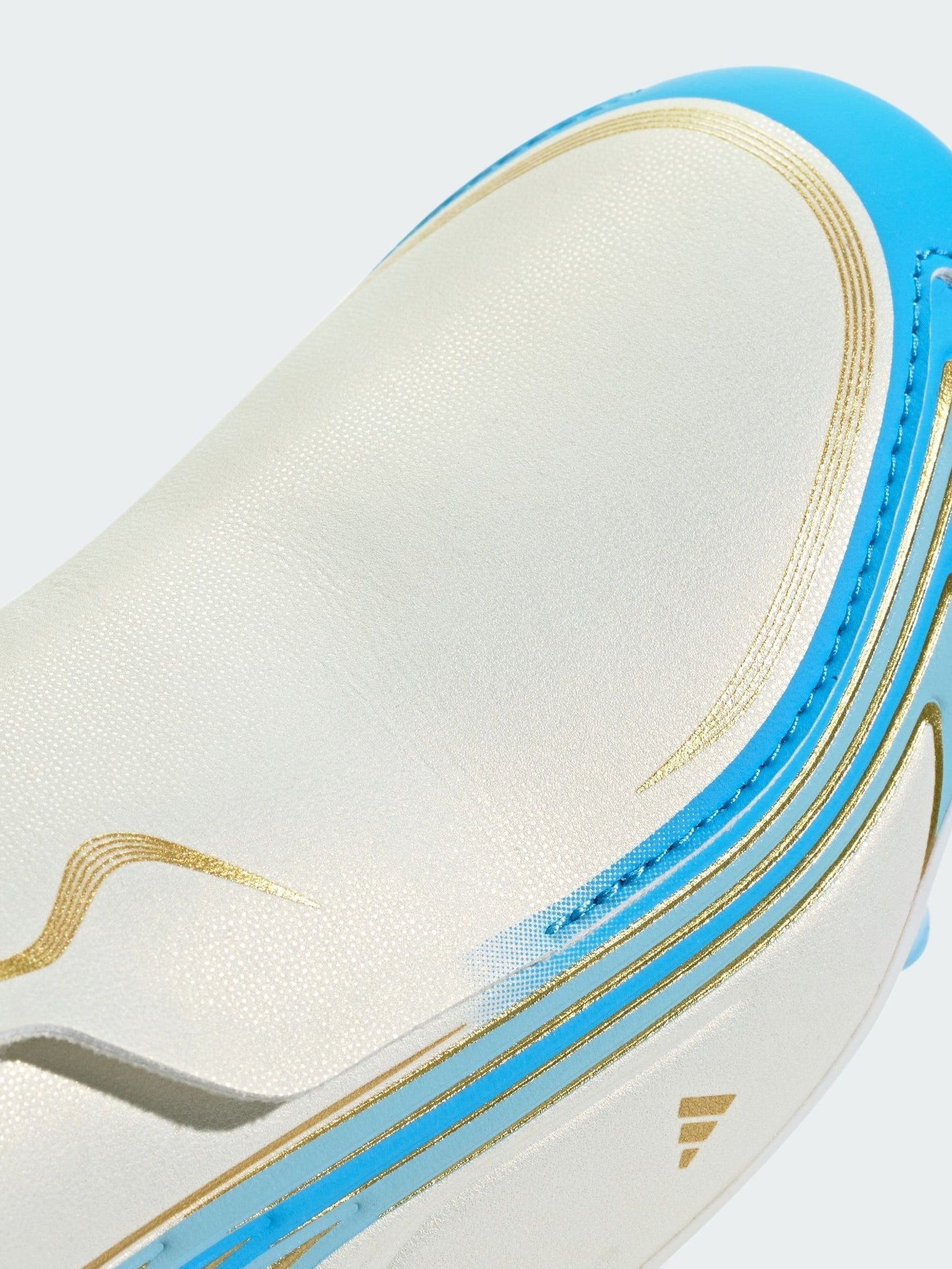 adidas Cream F50 Messi League Laceless Firm Ground Football Boots image 3