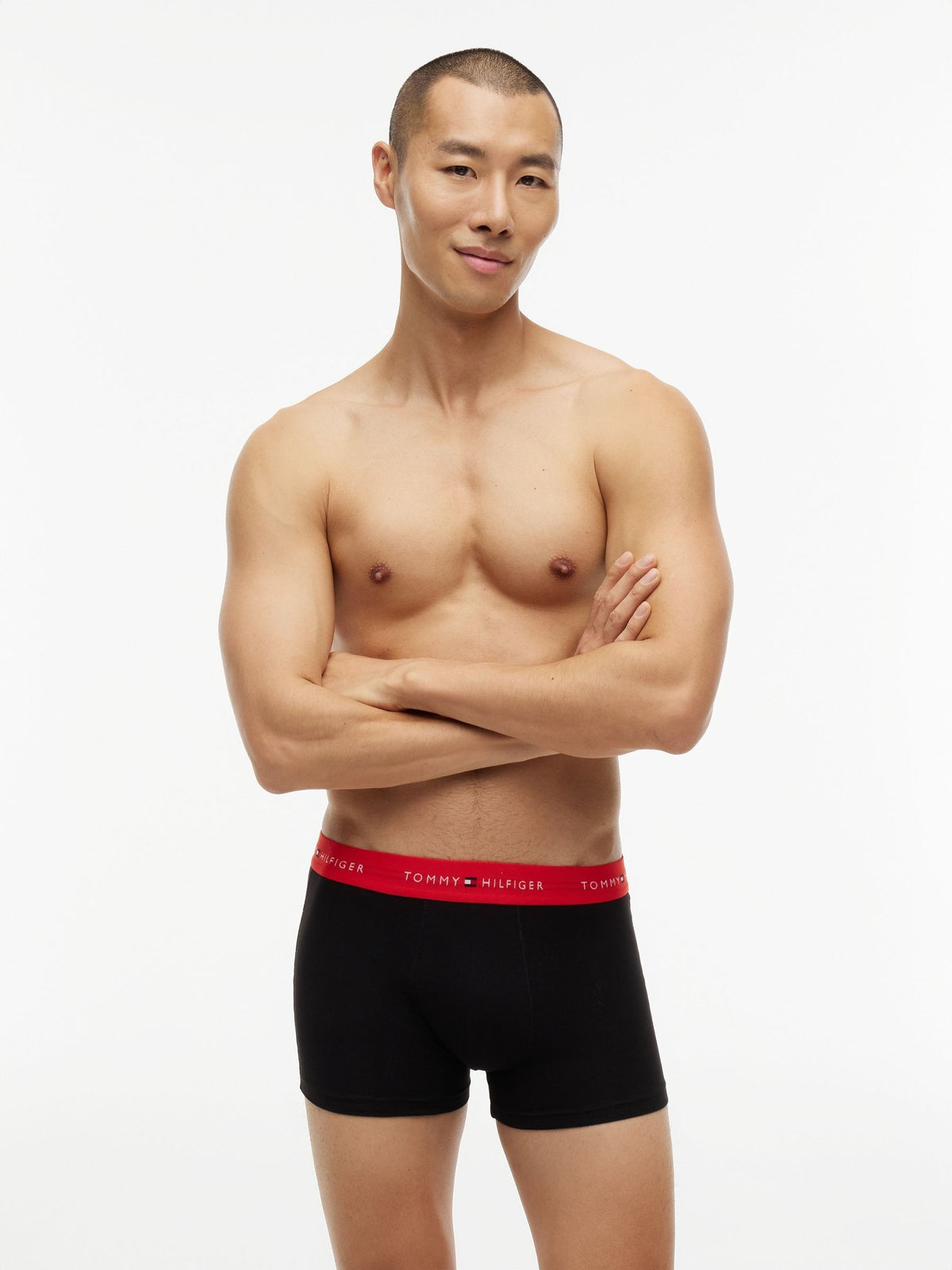 Dsiney Kidz - Tommy Hilfiger Black Signature Repeat Logo Waistband Boxer Trunks 7-Pack image 2