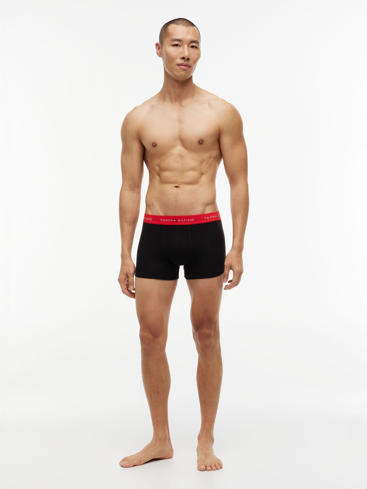 Dsiney Kidz - Tommy Hilfiger Black Signature Repeat Logo Waistband Boxer Trunks 7-Pack image 5