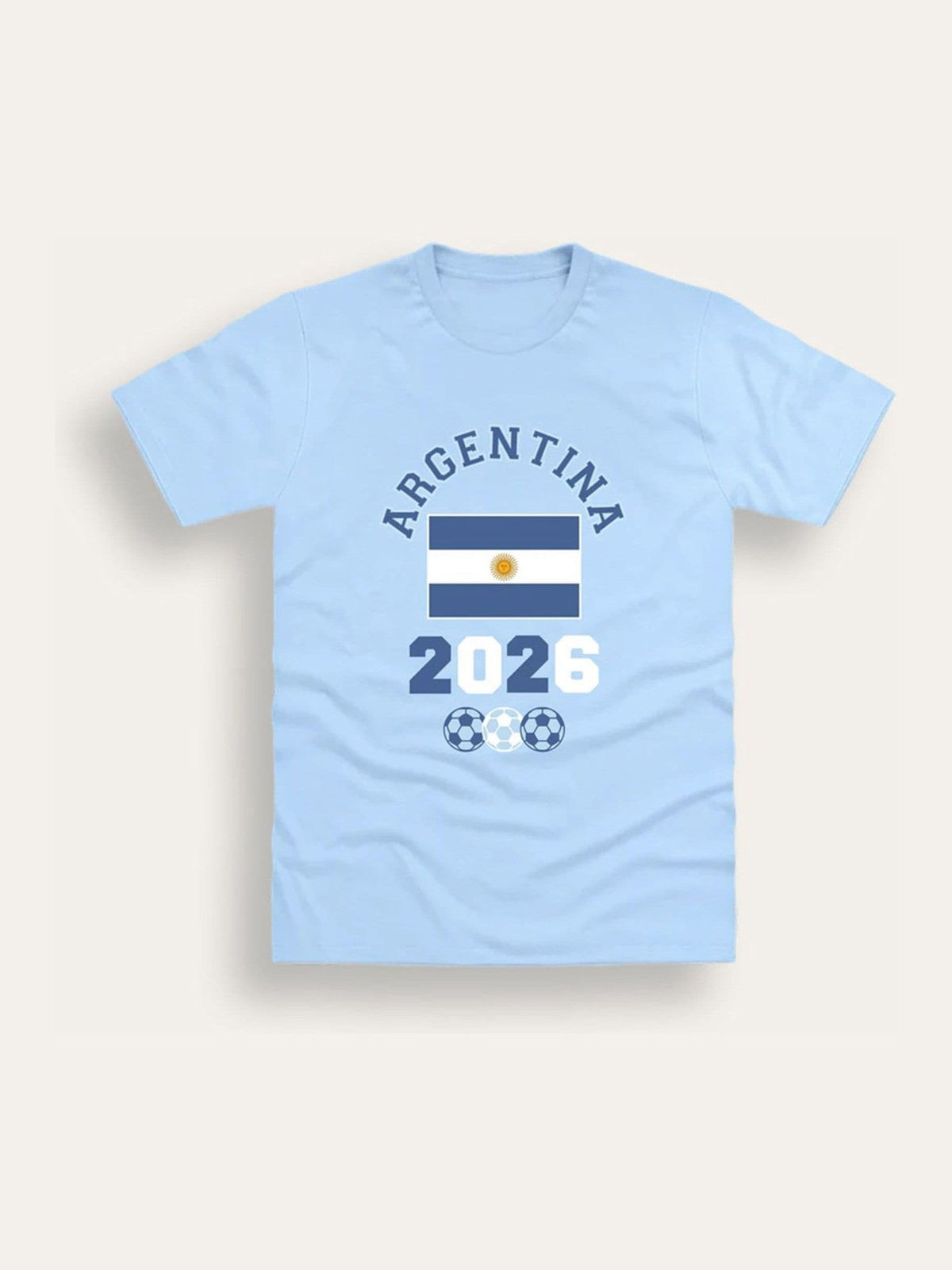 Dsiney Kidz - Brand Threads Blue Argentina Football T-Shirt image 4