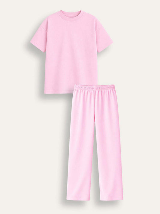 Brand Threads Pink Essentials Long Leg Pyjamas Set - image 2
