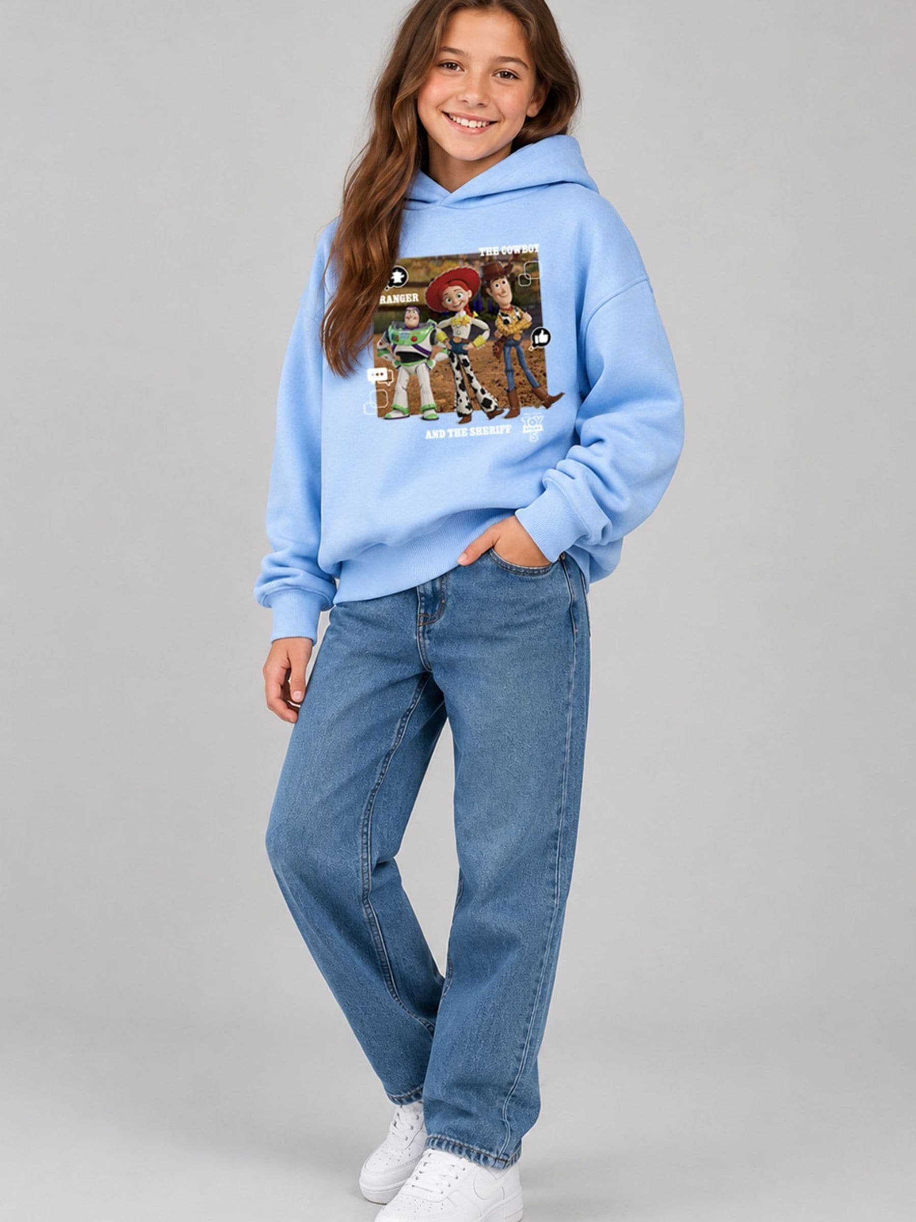 Dsiney Kidz - Brand Threads Blue Disney Toy Story 5 Hoodie image 2