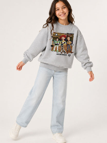 Dsiney Kidz - Brand Threads Grey Disney Toy Story 5 Sweatshirt image 1