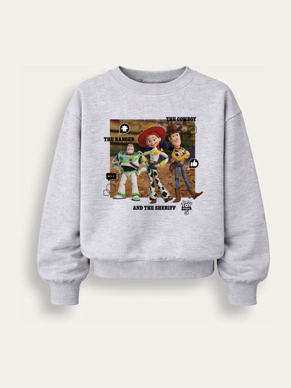 Dsiney Kidz - Brand Threads Grey Disney Toy Story 5 Sweatshirt image 2