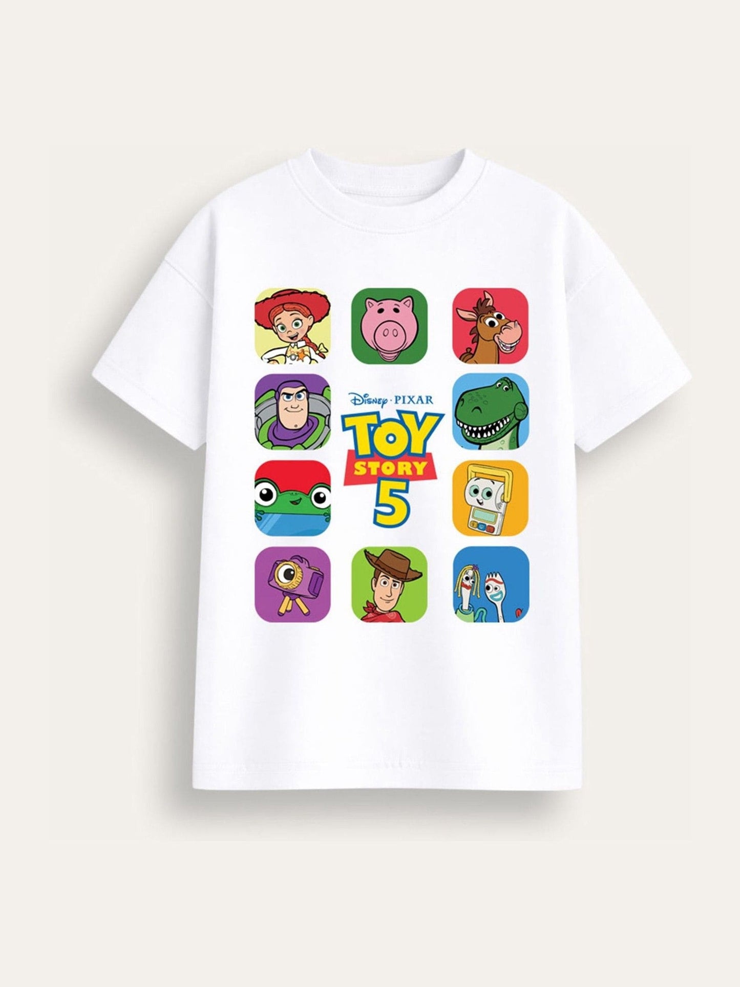Dsiney Kidz - Brand Threads White Disney Toy Story 5 T-Shirt image 3