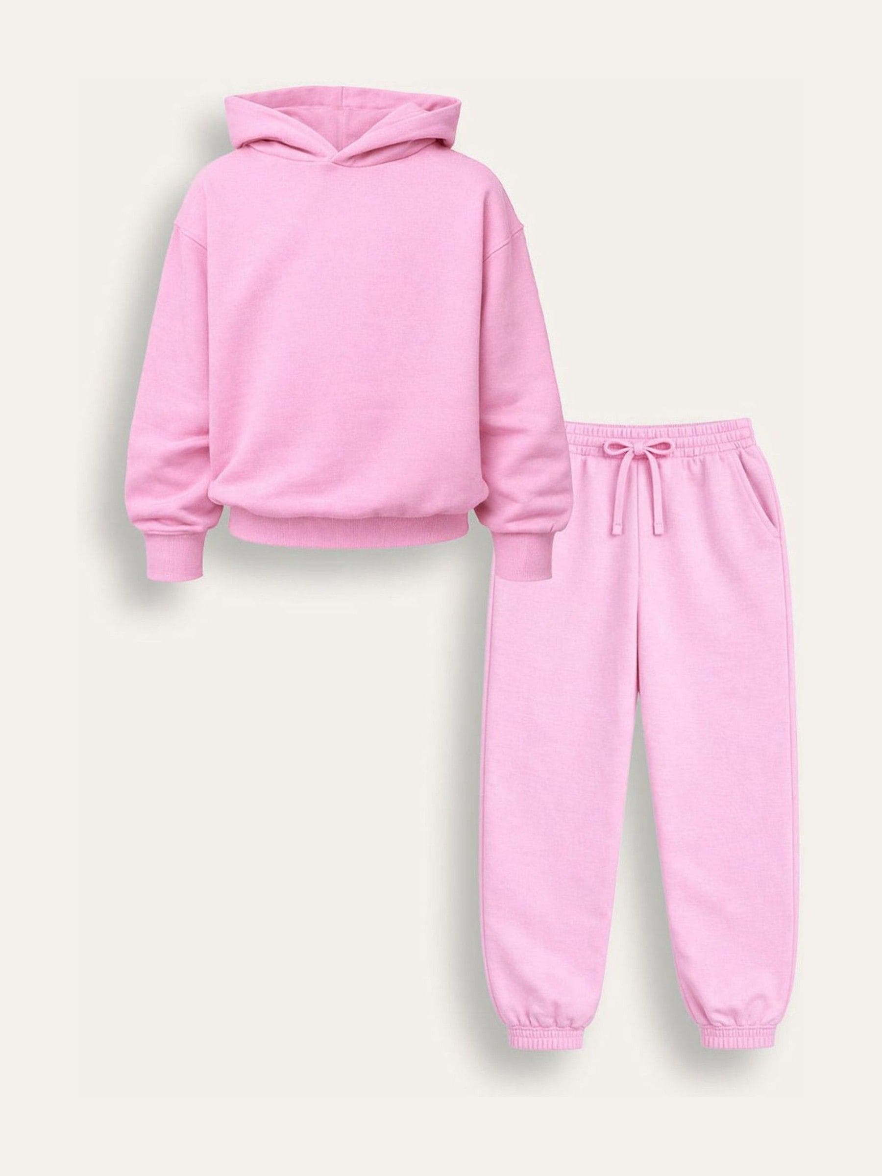 Dsiney Kidz - Brand Threads Pink Essentials Hoodie Tracksuit image 1