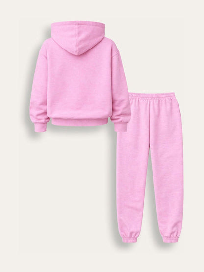 Dsiney Kidz - Brand Threads Pink Essentials Hoodie Tracksuit image 2