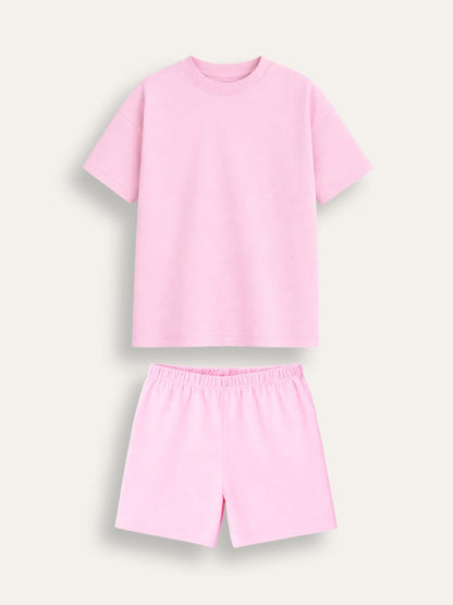 Brand Threads Pink Essentials Short Pyjamas Set - image 2
