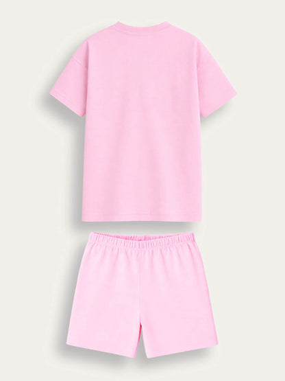 Brand Threads Pink Essentials Short Pyjamas Set - image 3