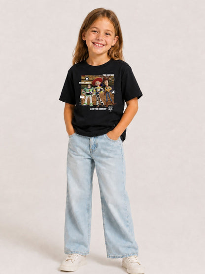 Dsiney Kidz - Brand Threads Black Disney Toy Story 5 T-Shirt image 1