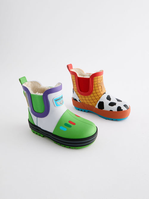 Ochre Yellow Toy Story Warm Lined Ankle Wellies image 1