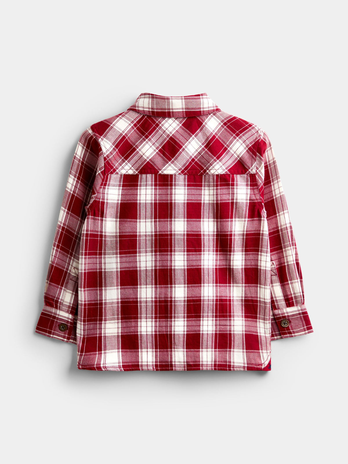 JoJo Maman Bébé Dark Red Check Shirt & Trouser Set - image 4