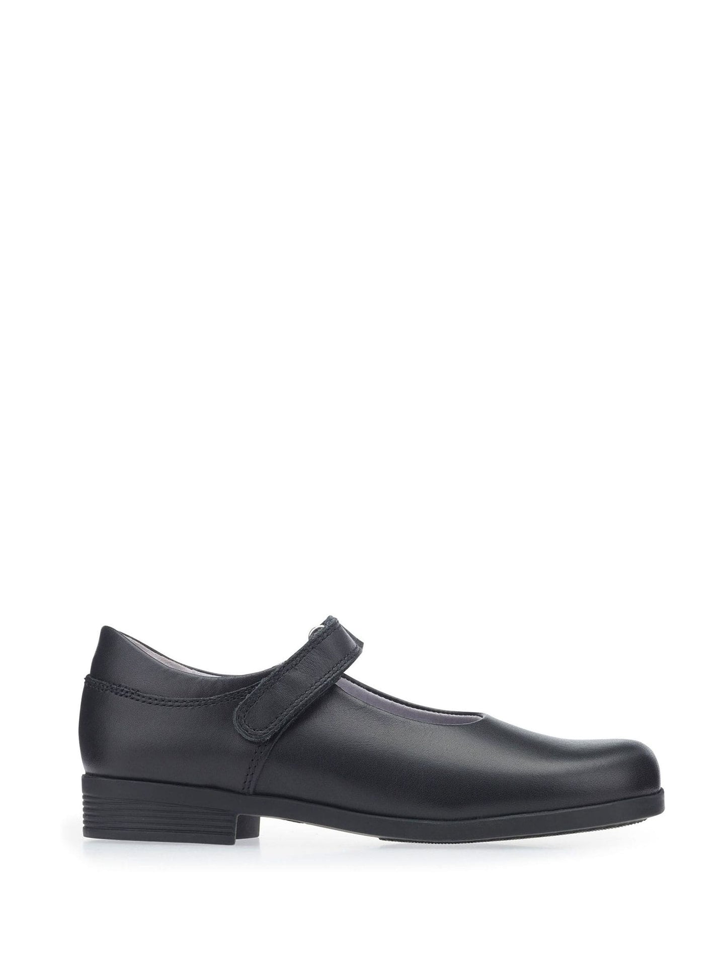 Start Rite Black Standard Fit Classic Mary Jane Rip-Tape Smart Plain School Shoes image 1