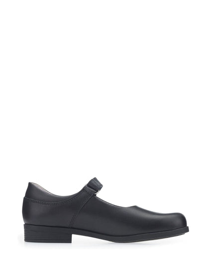 Start Rite Black Standard Fit Classic Mary Jane Rip-Tape Smart Plain School Shoes image 2