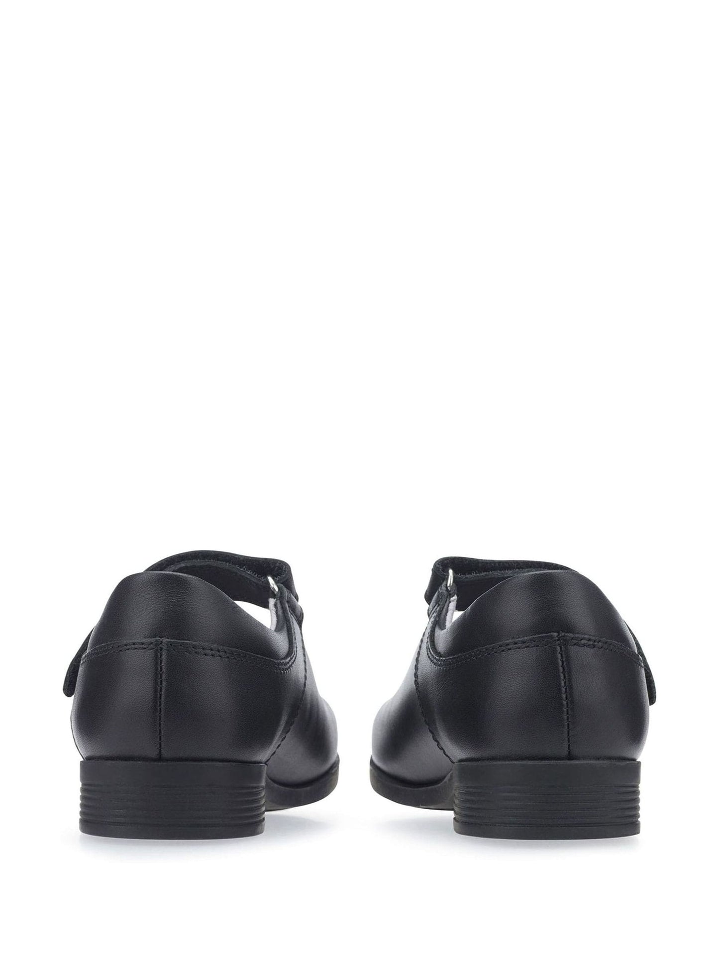 Start Rite Black Standard Fit Classic Mary Jane Rip-Tape Smart Plain School Shoes image 4