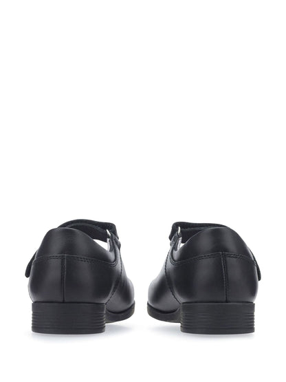 Start Rite Black Standard Fit Classic Mary Jane Rip-Tape Smart Plain School Shoes image 4