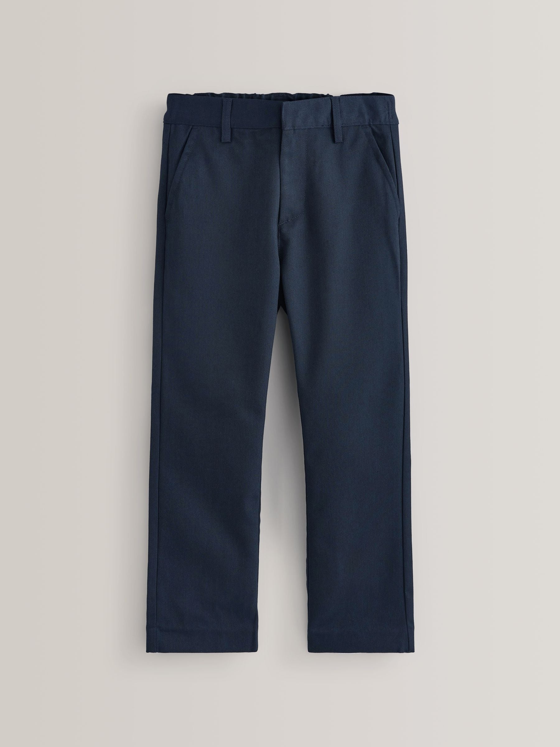 Dsiney Kidz - Navy Regular Waist Slim Leg School Formal Trousers (3-17yrs) image 1