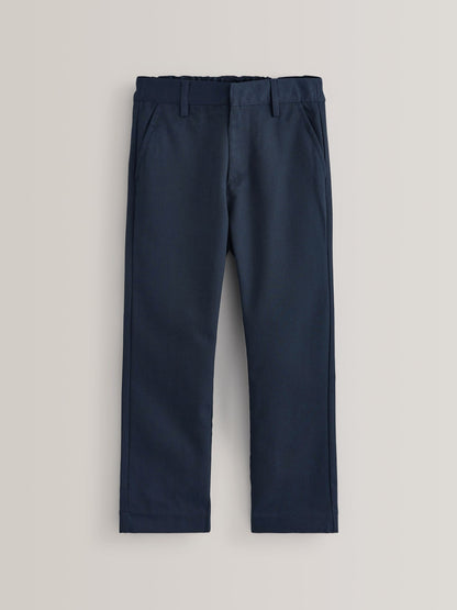 Dsiney Kidz - Navy Regular Waist Slim Leg School Formal Trousers (3-17yrs) image 1