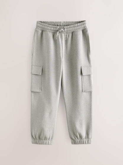 Dsiney Kidz - Black/Grey Regular Fit Cargo Joggers 2 Pack (3-16yrs) image 2