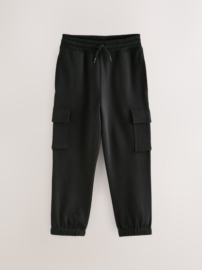 Dsiney Kidz - Black/Grey Regular Fit Cargo Joggers 2 Pack (3-16yrs) image 3