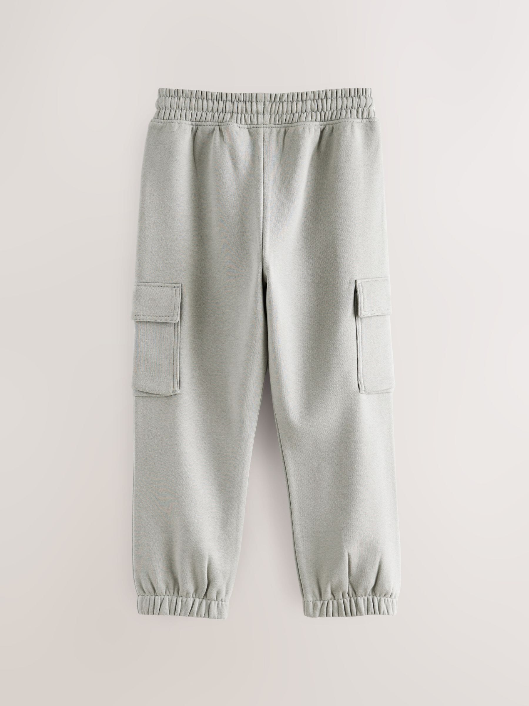 Dsiney Kidz - Black/Grey Regular Fit Cargo Joggers 2 Pack (3-16yrs) image 4