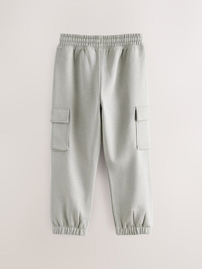Dsiney Kidz - Black/Grey Regular Fit Cargo Joggers 2 Pack (3-16yrs) image 4