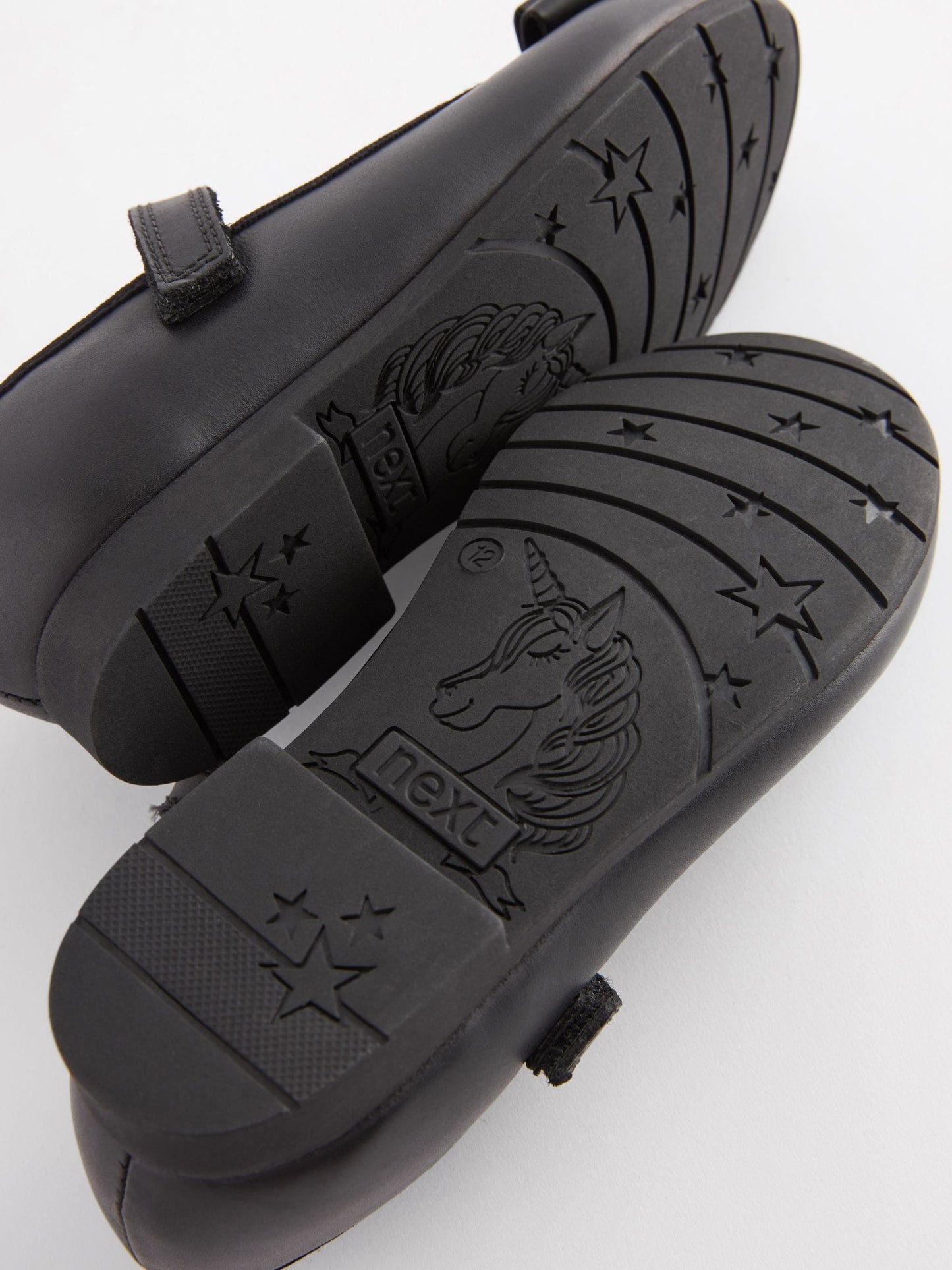 Black Matt Standard Fit (F) School Leather Bow Mary Jane Shoes image 6