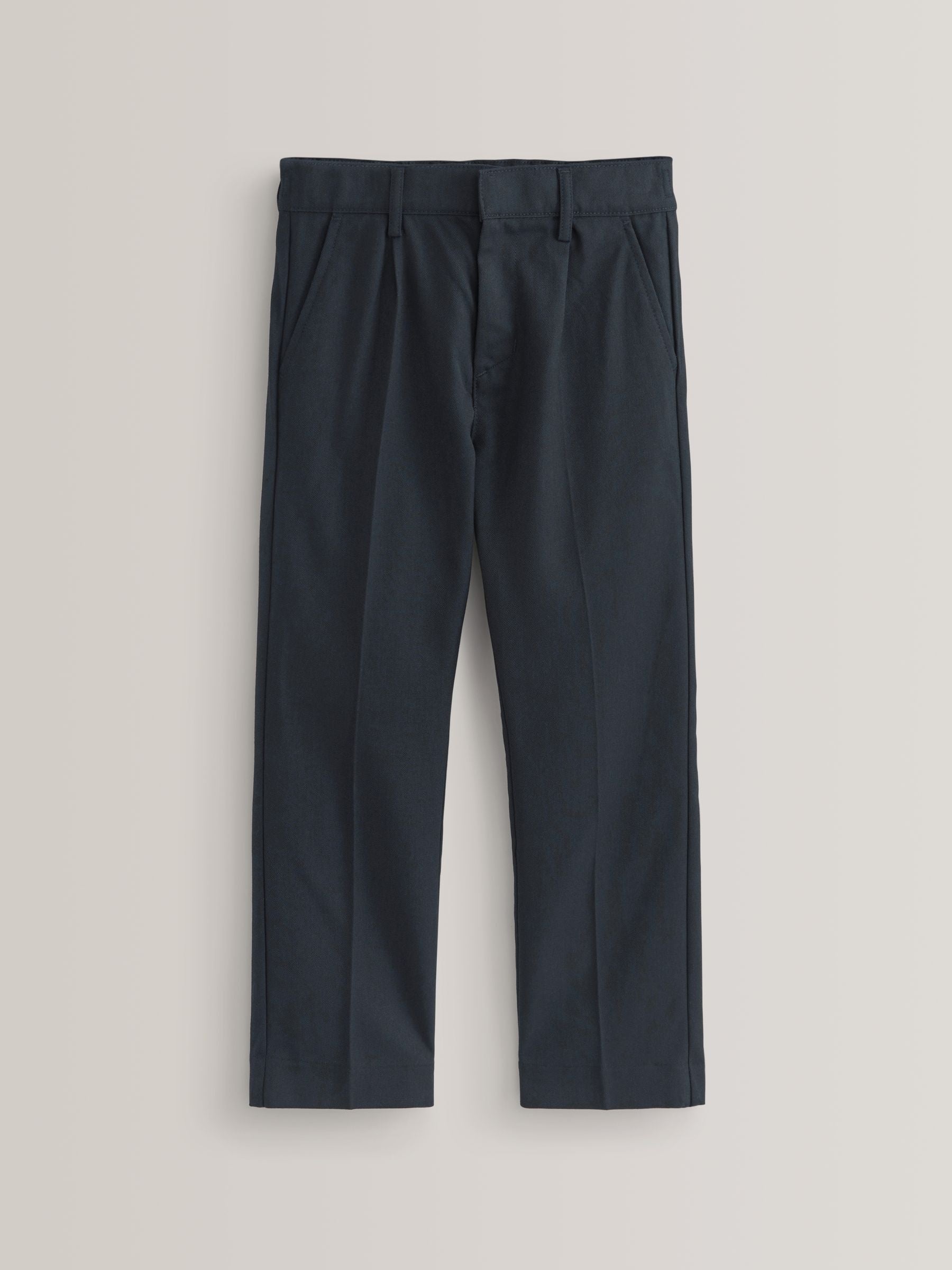 Dsiney Kidz - Navy Regular Waist School Pleat Front Trousers (3-17yrs) image 1