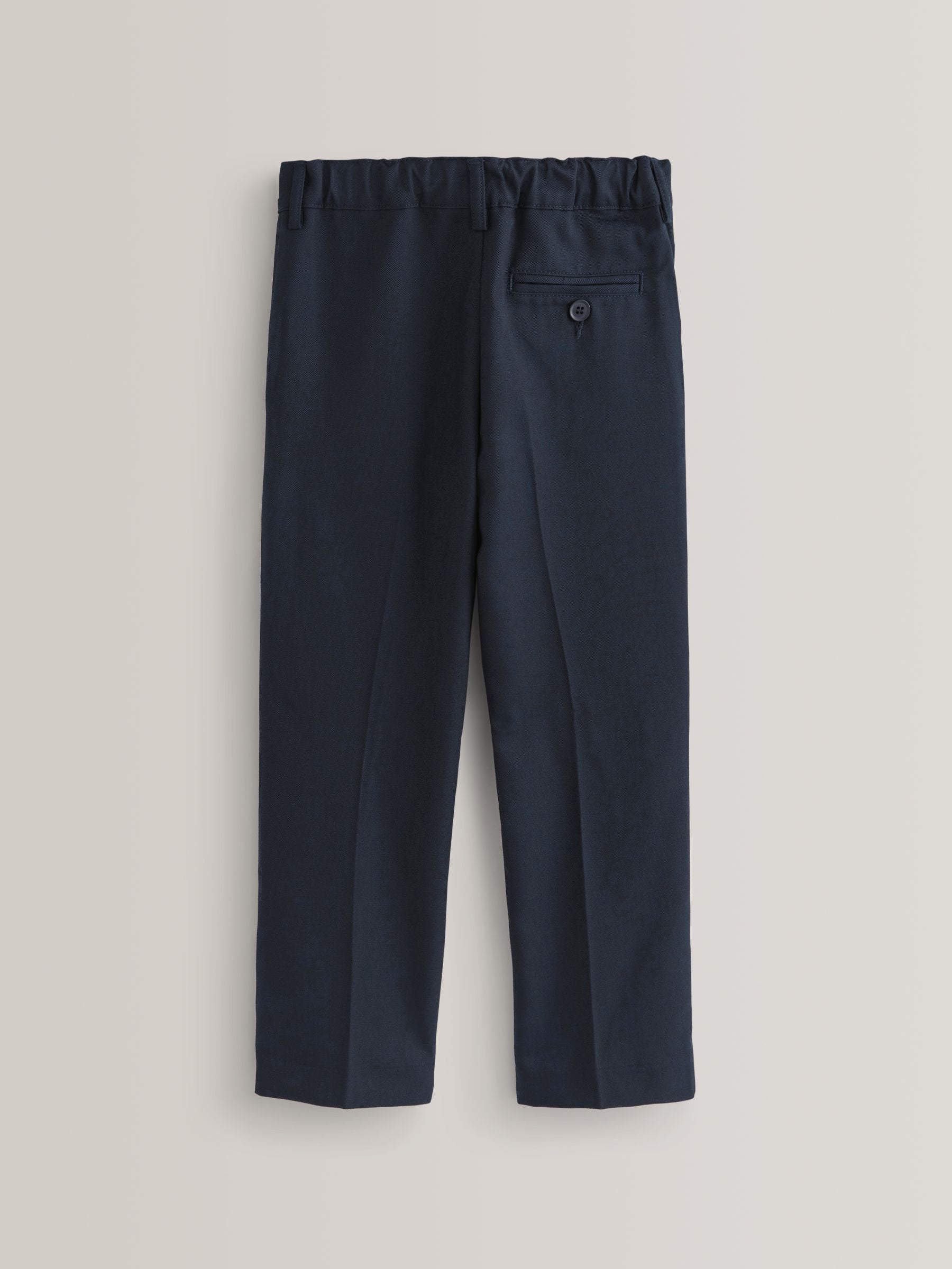 Dsiney Kidz - Navy Regular Waist School Pleat Front Trousers (3-17yrs) image 6