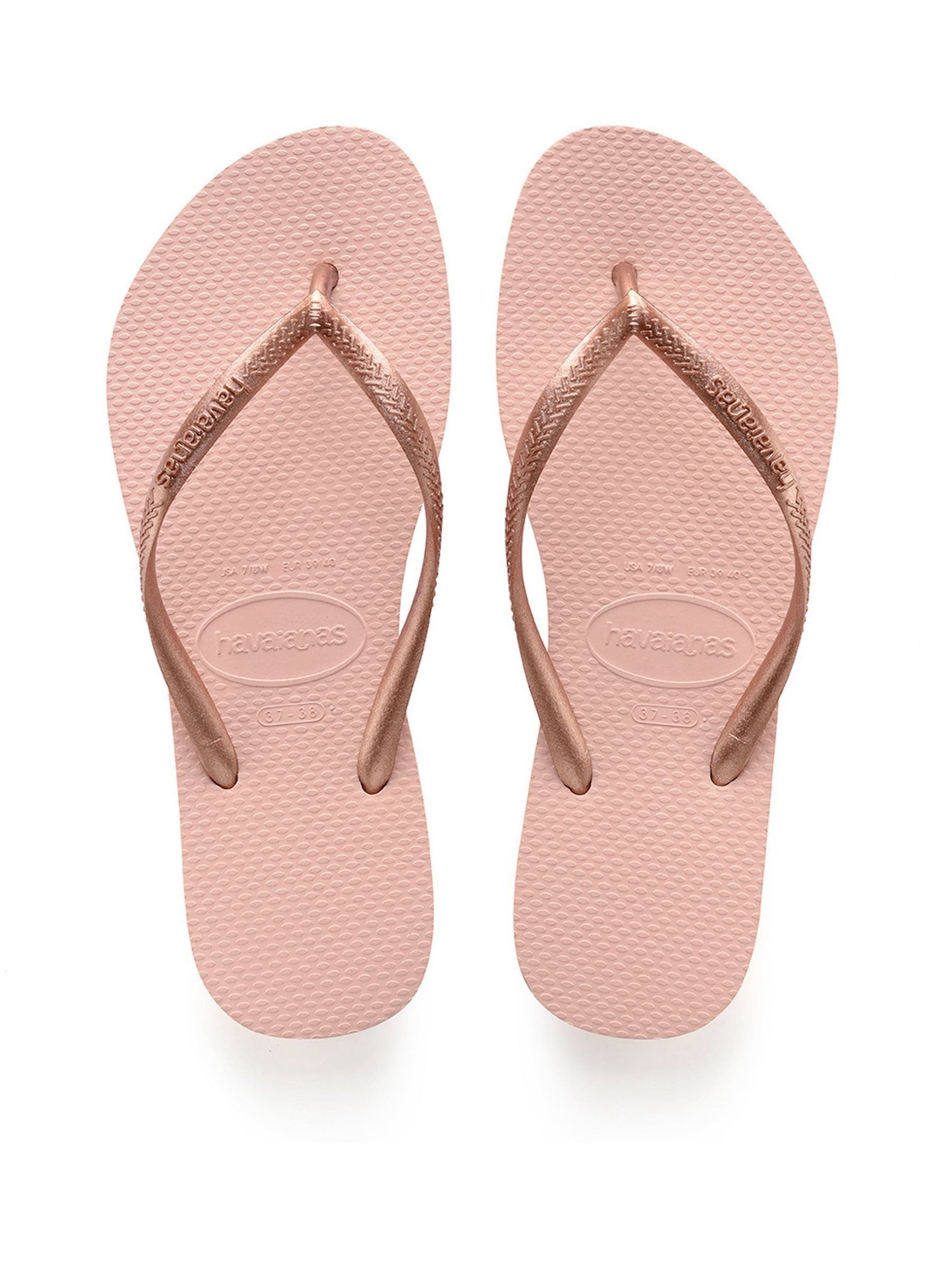 Havaianas Pink Kids Slim Flip Flops image 1
