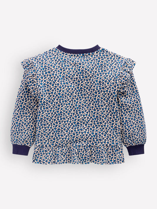 Dsiney Kidz - Boden Blue Pretty Frill Sweatshirt image 2
