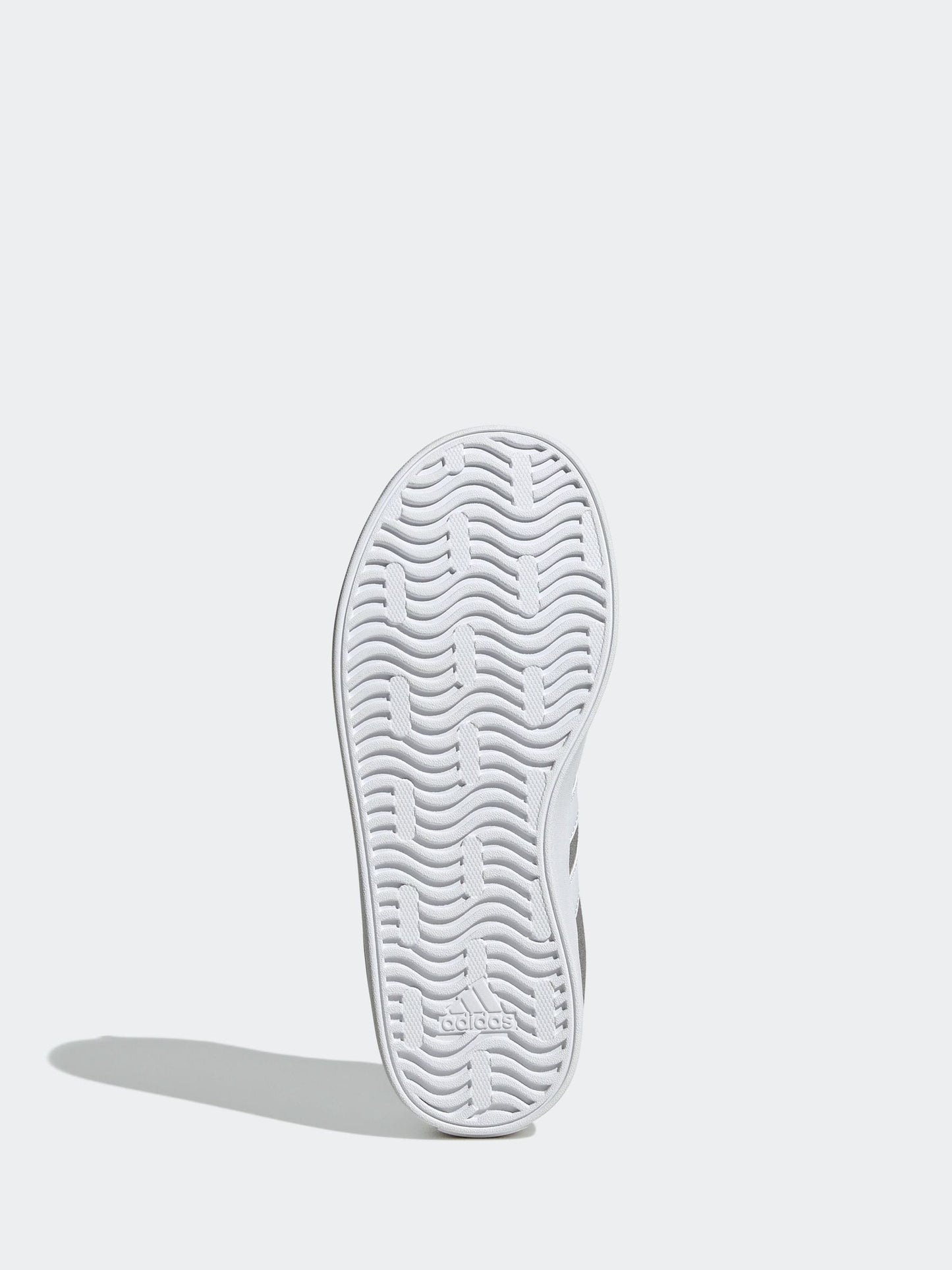 adidas Grey/White VL Court 3.0 Lace Kids Trainers image 6
