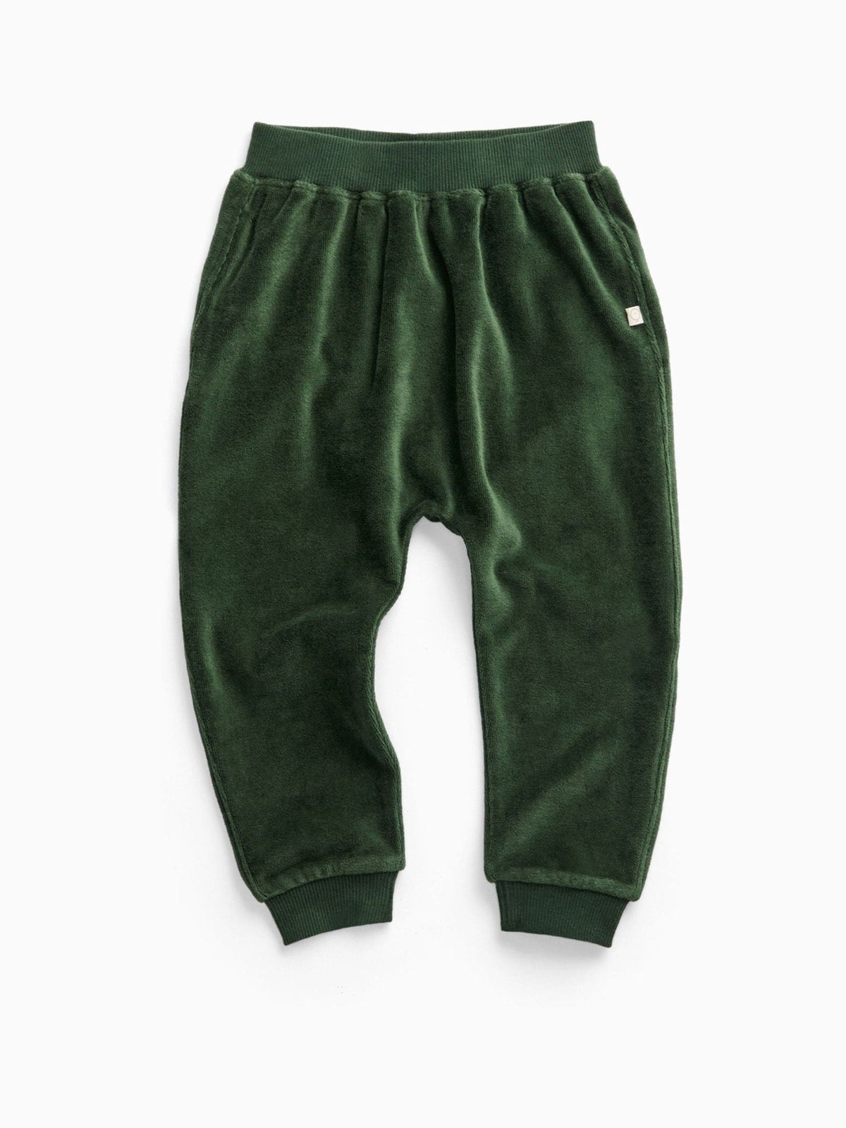 MORI Green Christmas Velour Joggers - image 1