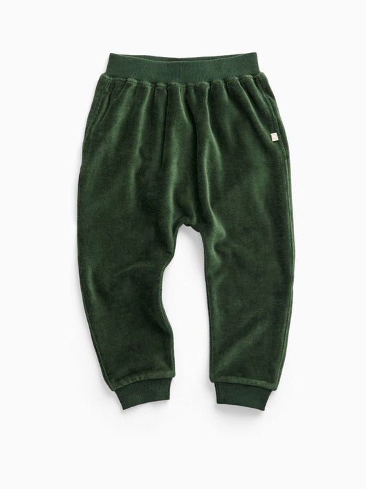 MORI Green Christmas Velour Joggers - image 1