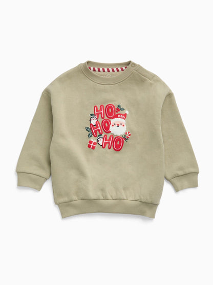 MORI Green Sage Supersoft Christmas Sweatshirt - image 3