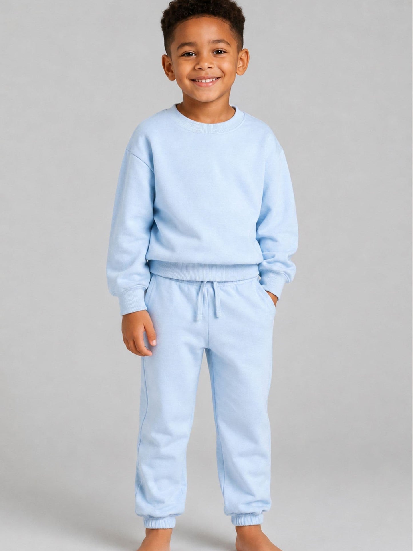 Dsiney Kidz - Brand Threads Blue Essentials Sweatshirt Tracksuit image 2